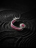 925 sterling silver sculptural ear cuff contemporary arc design